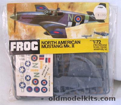 Frog 1/72 Mustang (P-51A) Mk.II - RAF/USAAF Bagged, F196F plastic model kit